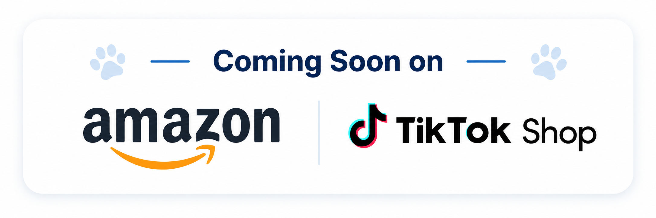 Coming soon on Amazon and TikTok Shop