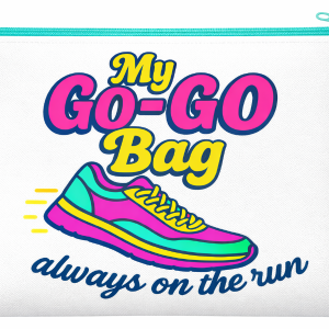 My GoGo Canvas Zipper Bag