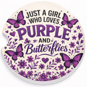 Just a Girl Who Loves Purple & Butterflies