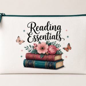 Book Lover Zipper Bag