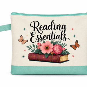 Book Lover Zipper Bag with Handle