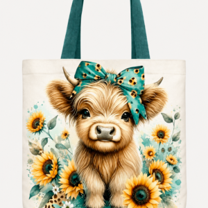 Highland Cow Tote